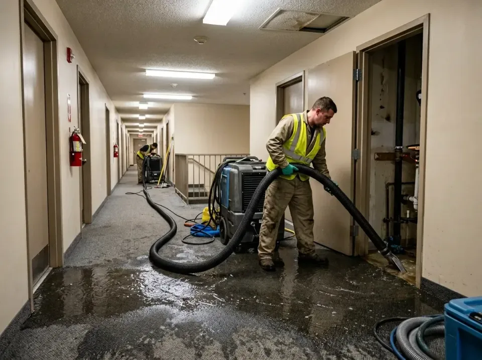 multi-unit-apartment-hallway-f-005 — frequently asked questions, Emergency Burst Pipe Water Extraction & Removal in Forestda…